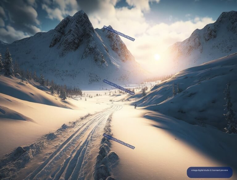 Winter Mountain Landscapes