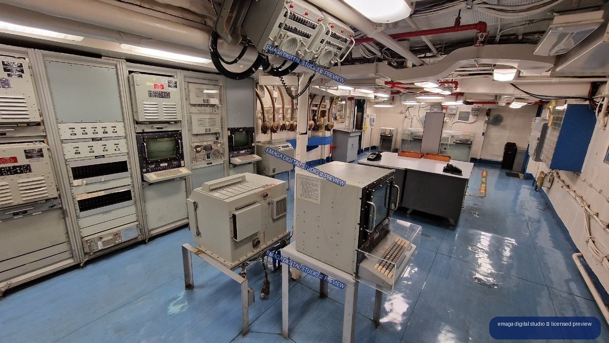 Technical Equipment Room Inside USS Midway, San Diego, United States
