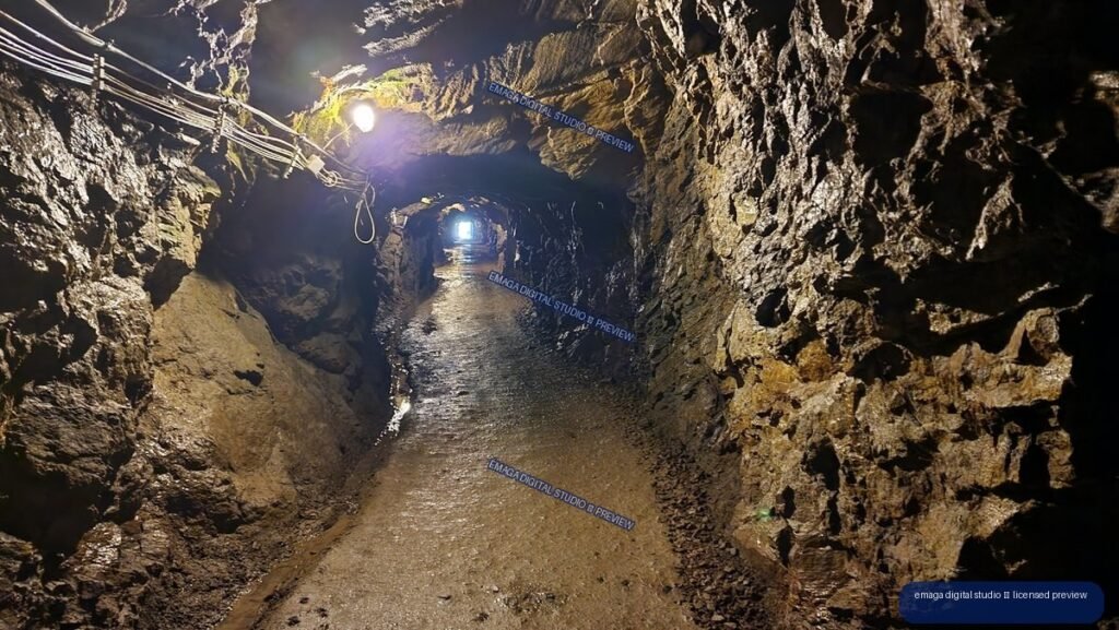 Rocky Underground Tunnel at Włodarz - Riese Complex, Poland — Owl Mountains