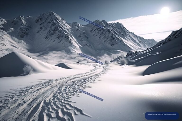 Winter Landscape Trio - 3 Digital Artworks