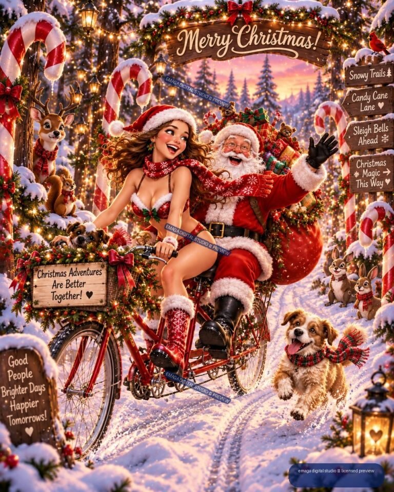 Christmas Tandem Adventures - No. 001982
