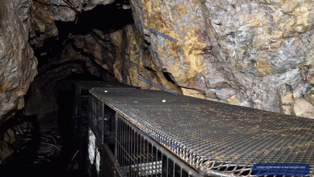 Rocky Underground Passage at Włodarz - Riese Complex, Poland — Owl Mountains