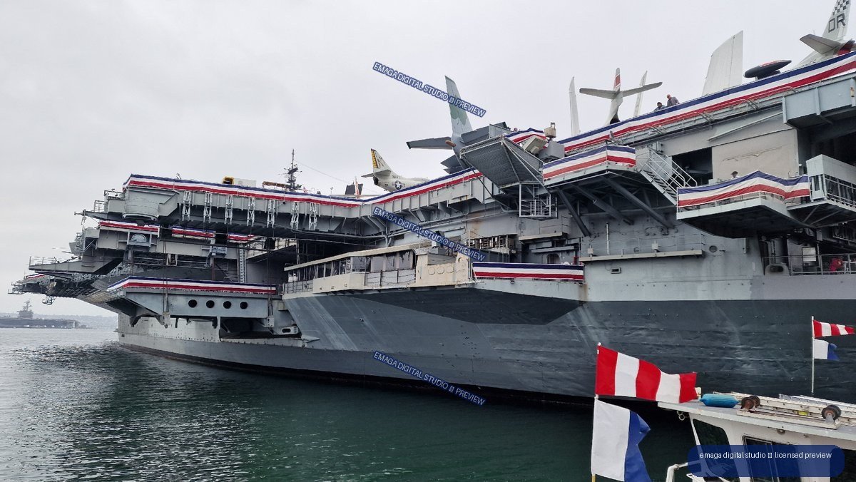 USS Midway aircraft carrier in San Diego, United States