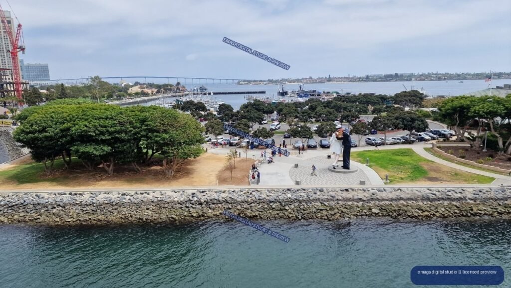 San Diego Harbor View from USS Midway, United States