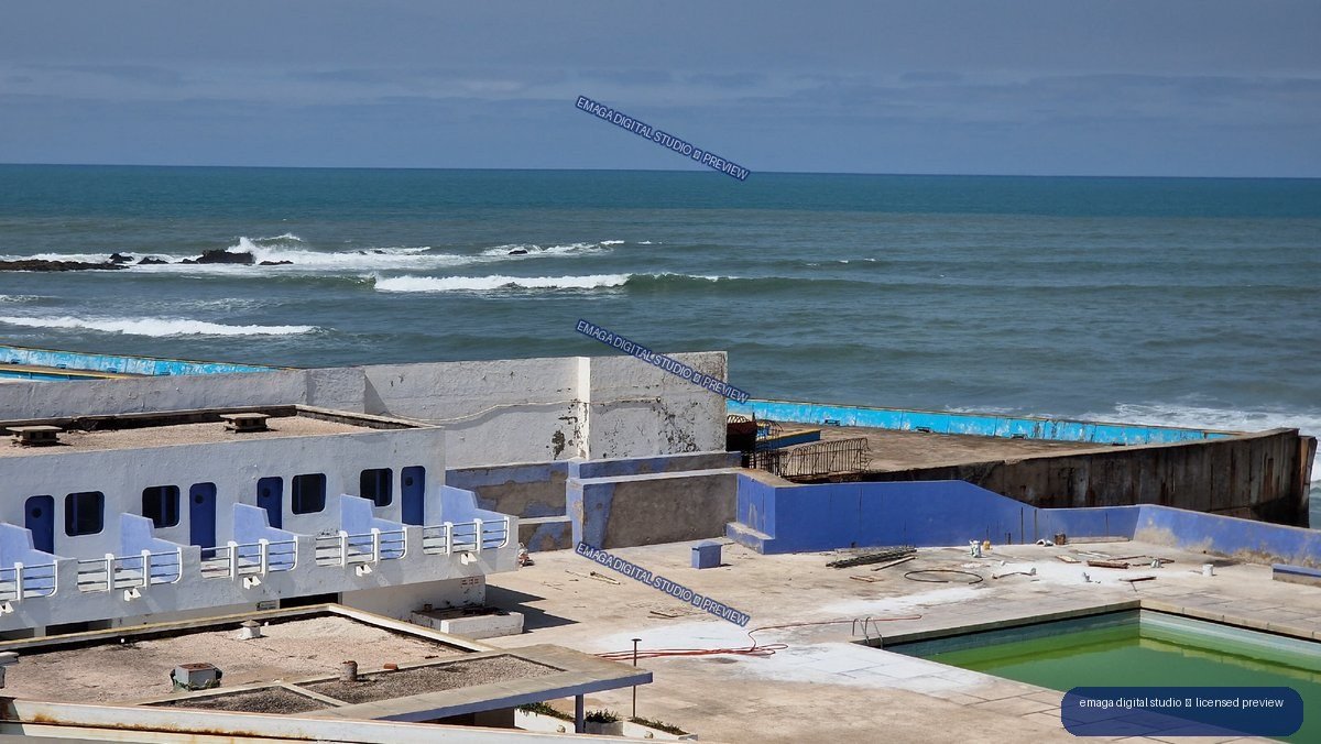 Coastal Pool and Ocean View in Casablanca, Morocco