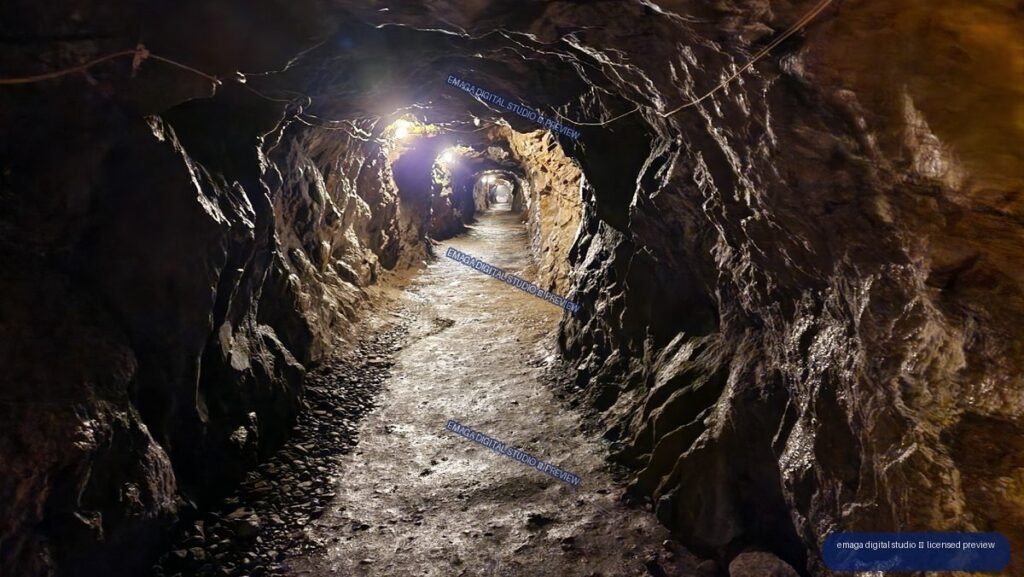 Rocky Underground Tunnel at Włodarz - Riese Complex, Poland — Owl Mountains