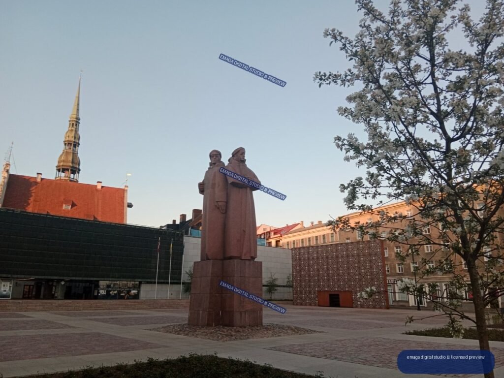 Monument and Historic Architecture in Riga, Latvia