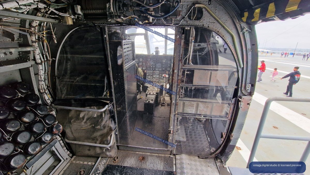 Aircraft Interior on the USS Midway in San Diego, United States